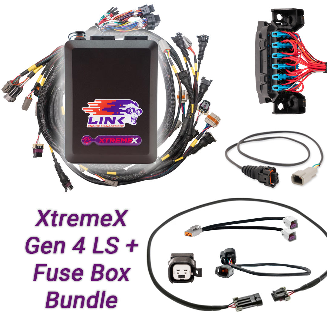 Link Gen4 LS Drive-By-Wire & Fuse Box Bundle: G4X XtremeX ECU + LS Engine Harness bundle