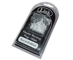 Link BG4 - 100 pack blanking plugs