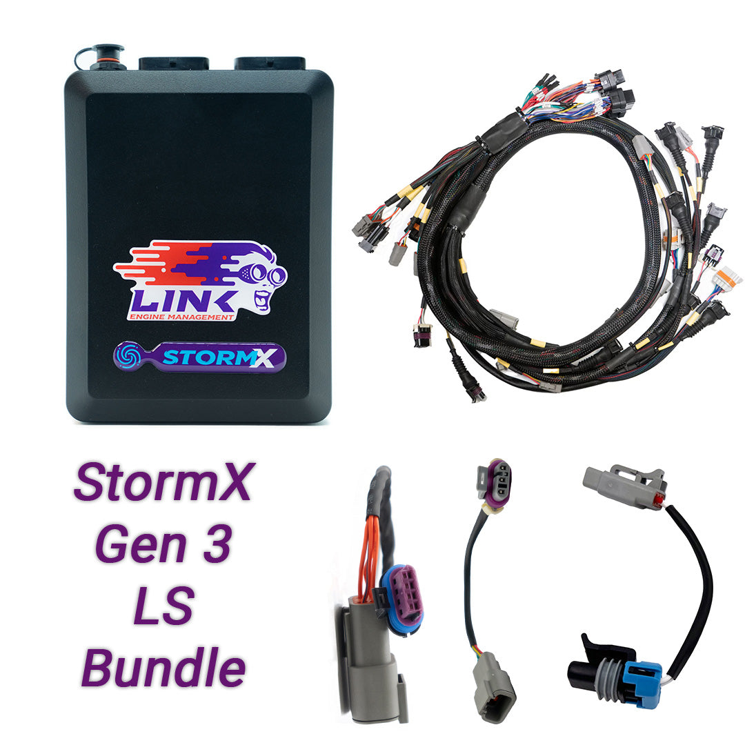 Link Gen3 LS Cable Throttle Bundle: G4X StormX ECU + LS Engine Harness bundle